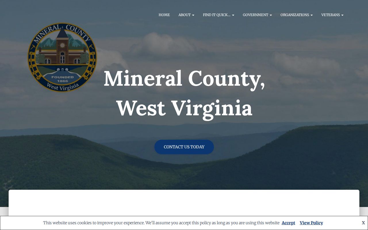 Mineral County criminal records government homepage